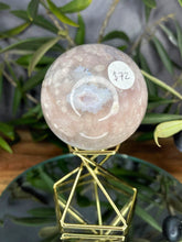 Load image into Gallery viewer, Flower Agate Crystal Sphere Mediation Healings