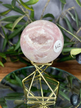 Load image into Gallery viewer, Beautiful Pink Amethyst Crystal Sphere Chakra Healing