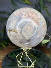Load image into Gallery viewer, XL Flower Agate Crystal Sphere Chakra Healing