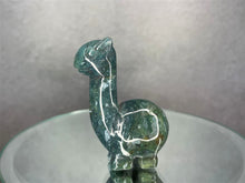 Load image into Gallery viewer, Stunning Moss Agate Lama Crystal Carving