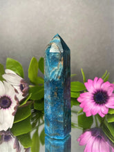 Load image into Gallery viewer, Stunning Blue Apatite Crystal Tower Point