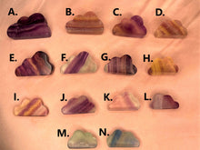Load image into Gallery viewer, Candy Fluorite Mini Cloud Crystal Carving