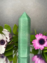 Load image into Gallery viewer, Green Aventurine Crystal Tower Point