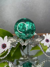 Load image into Gallery viewer, Transformation High Quality Malachite Crystal Sphere

