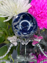 Load image into Gallery viewer, Natural Sodalite Crystal Sphere Ball