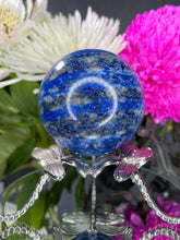 Load image into Gallery viewer, Wisdom Lapis Lazuli Crystal Sphere Ball
