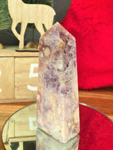 Load image into Gallery viewer, Magnificent Pink Amethyst With Flower Agate Crystal Tower