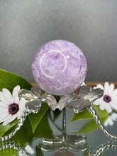 Load image into Gallery viewer, Stunning Amethyst Agate Quartz Crystal Sphere