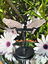 Load image into Gallery viewer, Unconditional Love Mini Rose Quartz Crystal Butterfly Wings