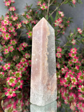 Load image into Gallery viewer, Compassion Green Quartz Flower Agate Crystal Tower