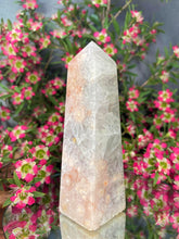 Load image into Gallery viewer, Stunning Green Quartz Flower Agate Crystal Tower
