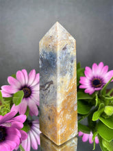 Load image into Gallery viewer, Exquisite Violet Moss Agate Crystal Tower