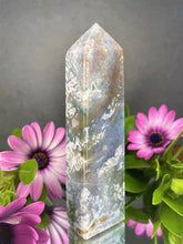 Load image into Gallery viewer, Breathtaking Purple Moss Agate Crystal Tower Point
