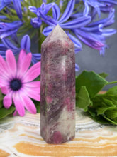 Load image into Gallery viewer, Soothing Pink Tourmaline Rubellite Crystal Tower Point