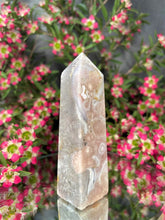 Load image into Gallery viewer, High Quality Green Quartz Flower Agate Crystal Tower