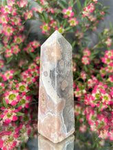 Load image into Gallery viewer, High Quality Green Quartz Flower Agate Crystal Tower