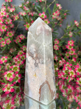 Load image into Gallery viewer, Healing Green Quartz Flower Agate Crystal Tower