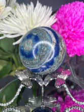 Load image into Gallery viewer, Natural Lapis Lazuli Crystal Sphere Ball