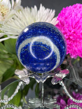 Load image into Gallery viewer, Intellectual Lapis Lazuli Crystal Sphere Ball