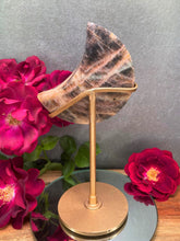 Load image into Gallery viewer, Enchanting Black Moonstone Sunstone Flash Crystal Crescent Moon