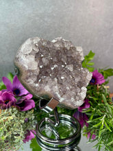 Load image into Gallery viewer, Amethyst Cluster Crystal Geode Love Heart