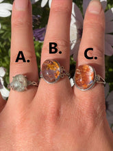 Load image into Gallery viewer, Garden Quartz Crystal Ring With Adjustable Metal Alloy Band