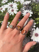 Load image into Gallery viewer, Garden Quartz Crystal Ring With Adjustable Metal Alloy Band