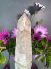 Load image into Gallery viewer, Flower Agate Crystal Tower Point Chakra Healing