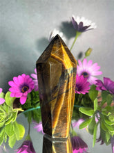 Load image into Gallery viewer, Stunning Natural Tiger Eye Crystal Tower Point