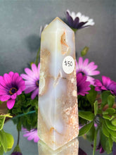 Load image into Gallery viewer, Flower Agate Crystal Tower Point Chakra Energy