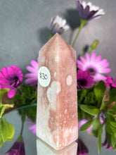 Load image into Gallery viewer, Healing Pink Amethyst & Flower Agate Crystal Tower Point