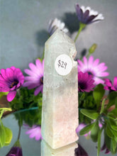 Load image into Gallery viewer, Pink Amethyst With Quartz Crystal Tower Point