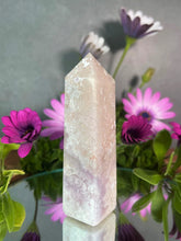 Load image into Gallery viewer, Stunning Pink Amethyst Flower Agate Crystal Tower Point