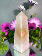 Load image into Gallery viewer, Tranquil Pink Amethyst Crystal Tower Point