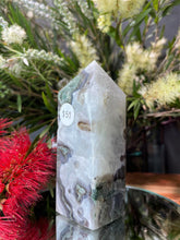Load image into Gallery viewer, Magnificent Moss Agate Crystal Tower Point