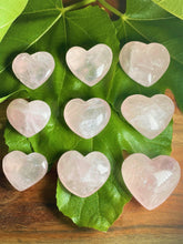 Load image into Gallery viewer, Rose Quartz Crystal Love Heart Carving