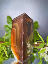 Load image into Gallery viewer, DISCOUNTED Strength Crystal Carnelian Tower With Quartz Geode