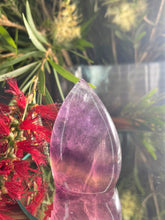 Load image into Gallery viewer, Purple Natural Candy Fluorite Crystal Flame
