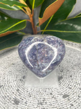 Load image into Gallery viewer, Stunning Iolite Crystal Love Heart With Flash