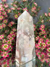 Load image into Gallery viewer, Healing Green Quartz Flower Agate Crystal Tower