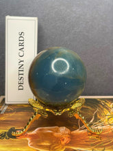 Load image into Gallery viewer, Blue Onyx Crystal Sphere Healing Stone