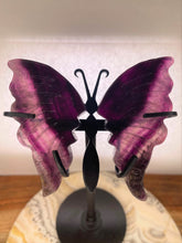Load image into Gallery viewer, Vibrant Mini Purple Fluorite Crystal Butterfly Wings
