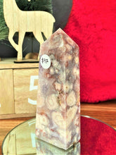 Load image into Gallery viewer, Magnificent Pink Amethyst With Flower Agate Crystal Tower