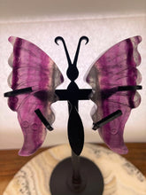Load image into Gallery viewer, Clarity Mini Fluorite Crystal Butterfly Wings
