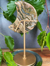 Load image into Gallery viewer, Healing Ocean Jasper Crystal Crescent Moon
