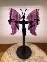 Load image into Gallery viewer, Clarity Mini Fluorite Crystal Butterfly Wings