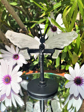 Load image into Gallery viewer, All Chakra Mini Clear Quartz Butterfly Wings