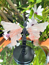 Load image into Gallery viewer, Mini Fire Quartz Crystal Butterfly Wings
