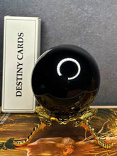 Load image into Gallery viewer, Stunning Obsidian Crystal Sphere Chakra Healing