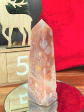 Load image into Gallery viewer, Stunning Pink Amethyst With Flower Agate Crystal Tower